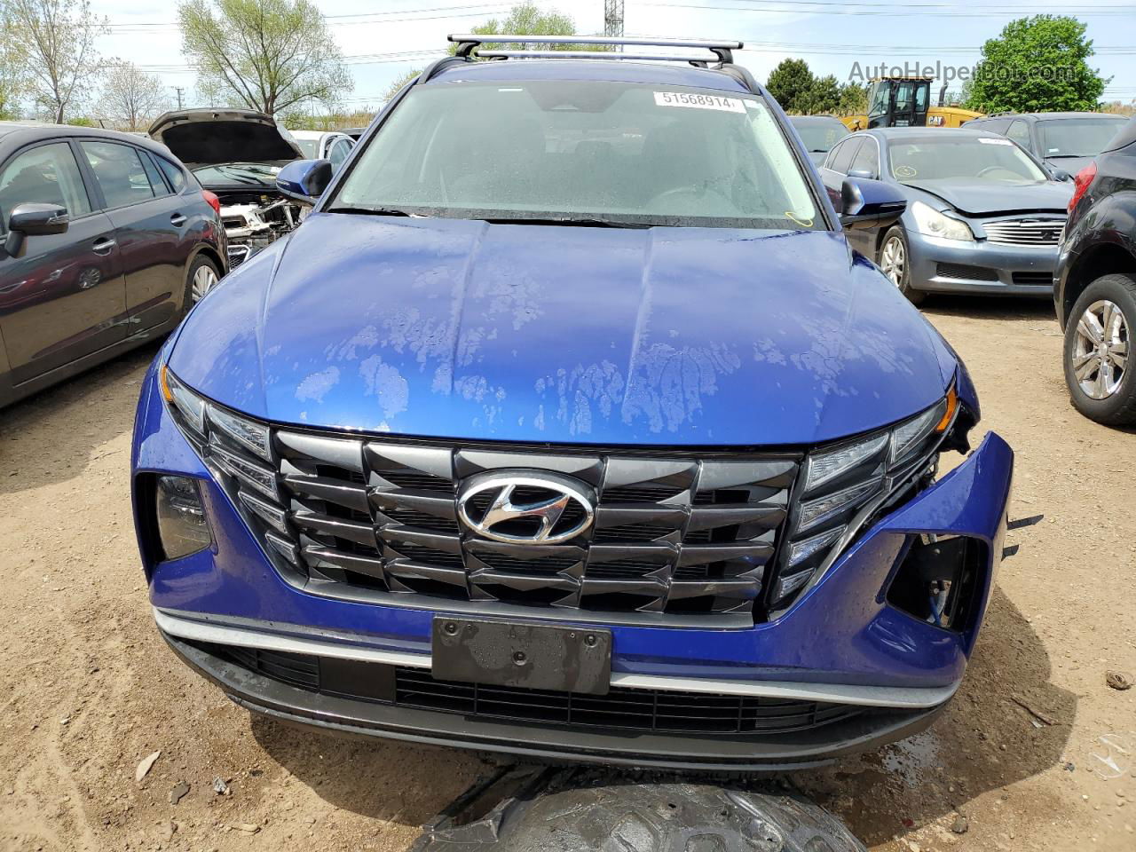 2022 Hyundai Tucson Sel Blue vin: 5NMJBCAE0NH091448