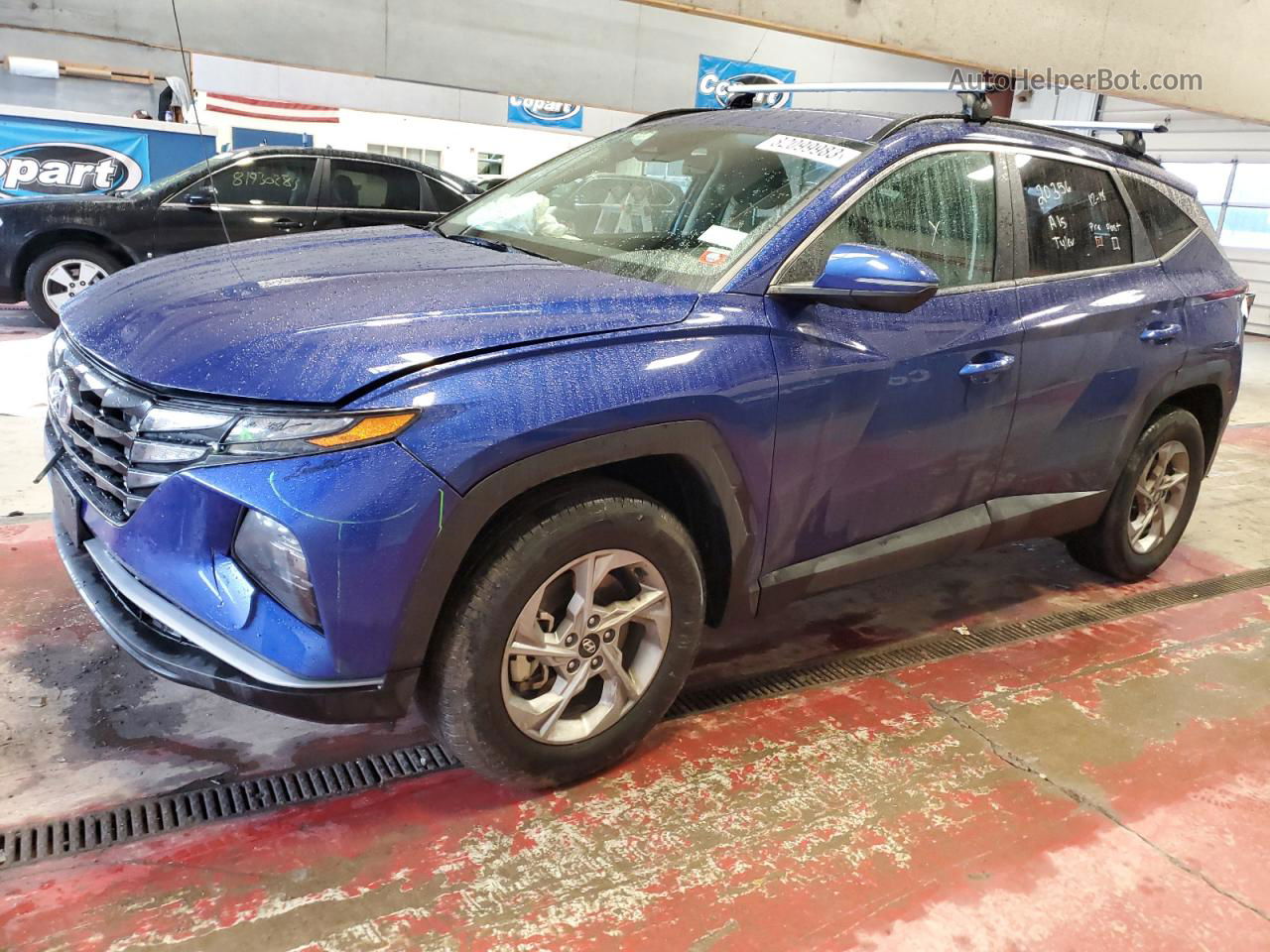 2022 Hyundai Tucson Sel Blue vin: 5NMJBCAE1NH068048