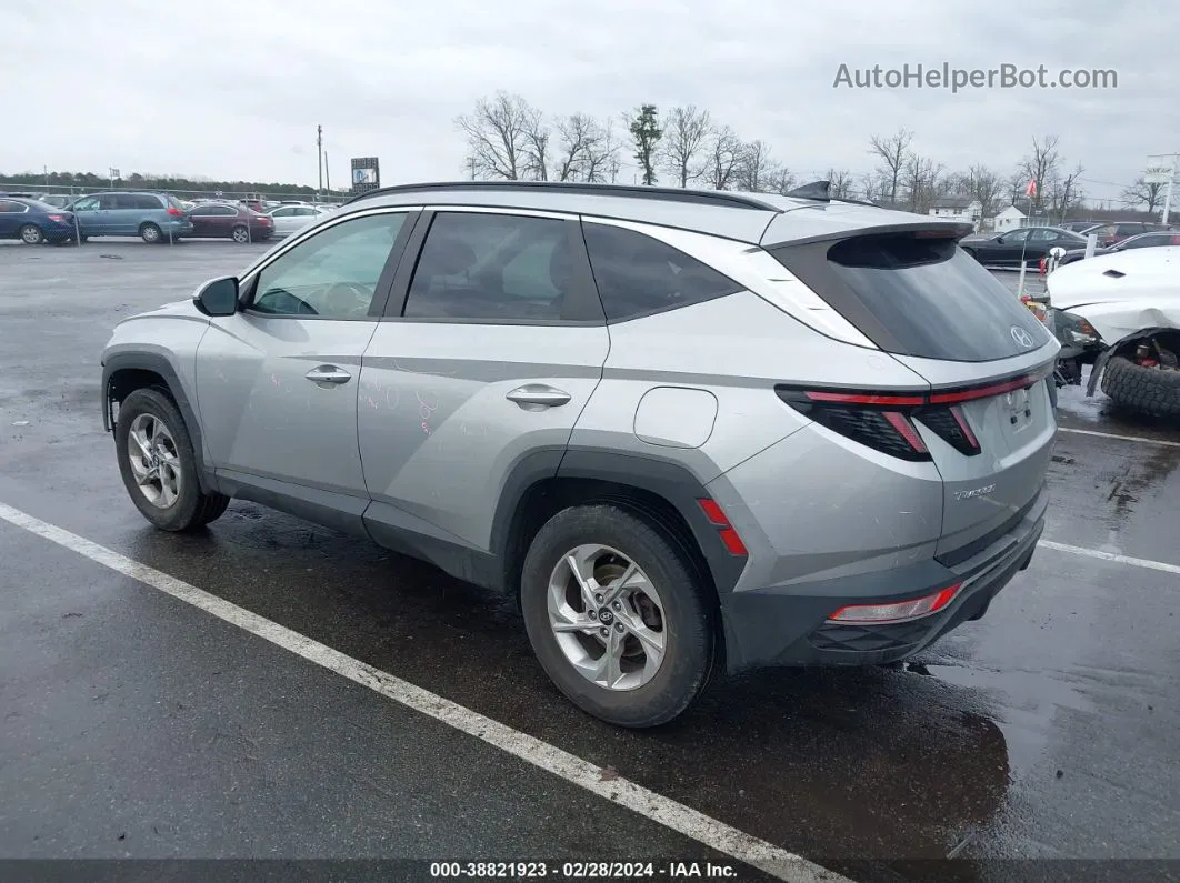 2022 Hyundai Tucson Sel Silver vin: 5NMJBCAE2NH041697