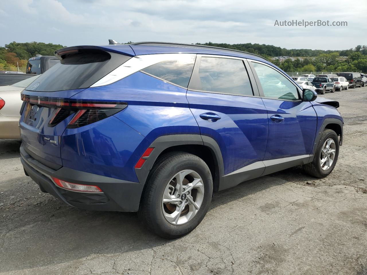 2022 Hyundai Tucson Sel Blue vin: 5NMJBCAE2NH120996