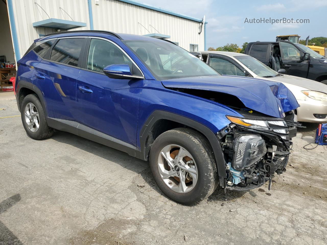 2022 Hyundai Tucson Sel Blue vin: 5NMJBCAE2NH120996