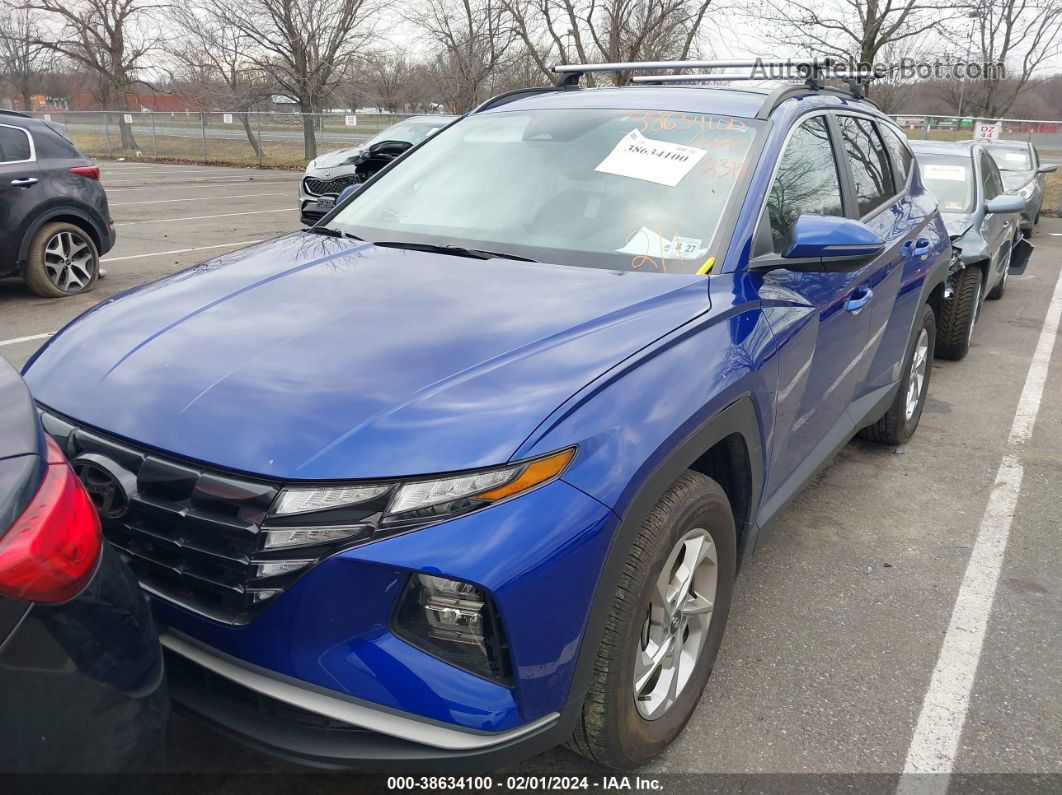 2022 Hyundai Tucson Sel Blue vin: 5NMJBCAE2NH121114