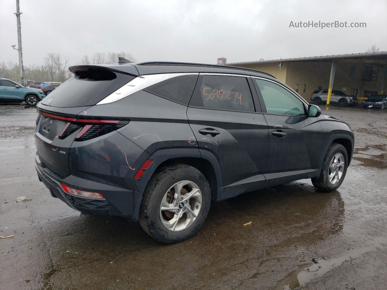 2022 Hyundai Tucson Sel Gray vin: 5NMJBCAE3NH144529