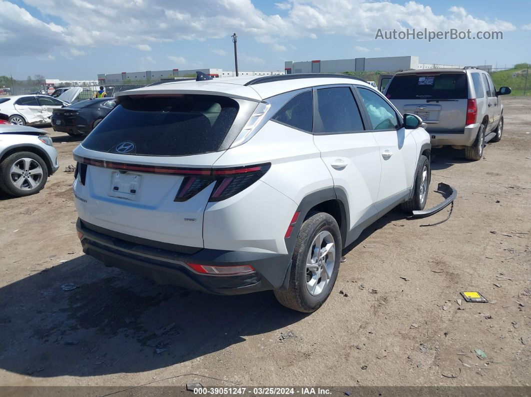 2022 Hyundai Tucson Sel White vin: 5NMJBCAE4NH115444