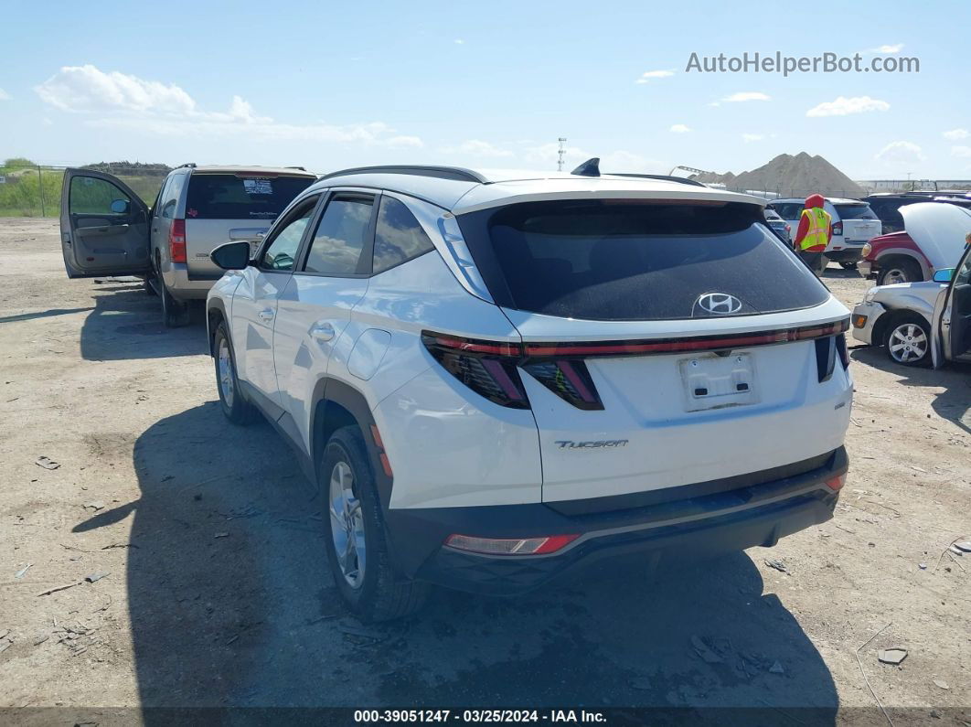 2022 Hyundai Tucson Sel White vin: 5NMJBCAE4NH115444