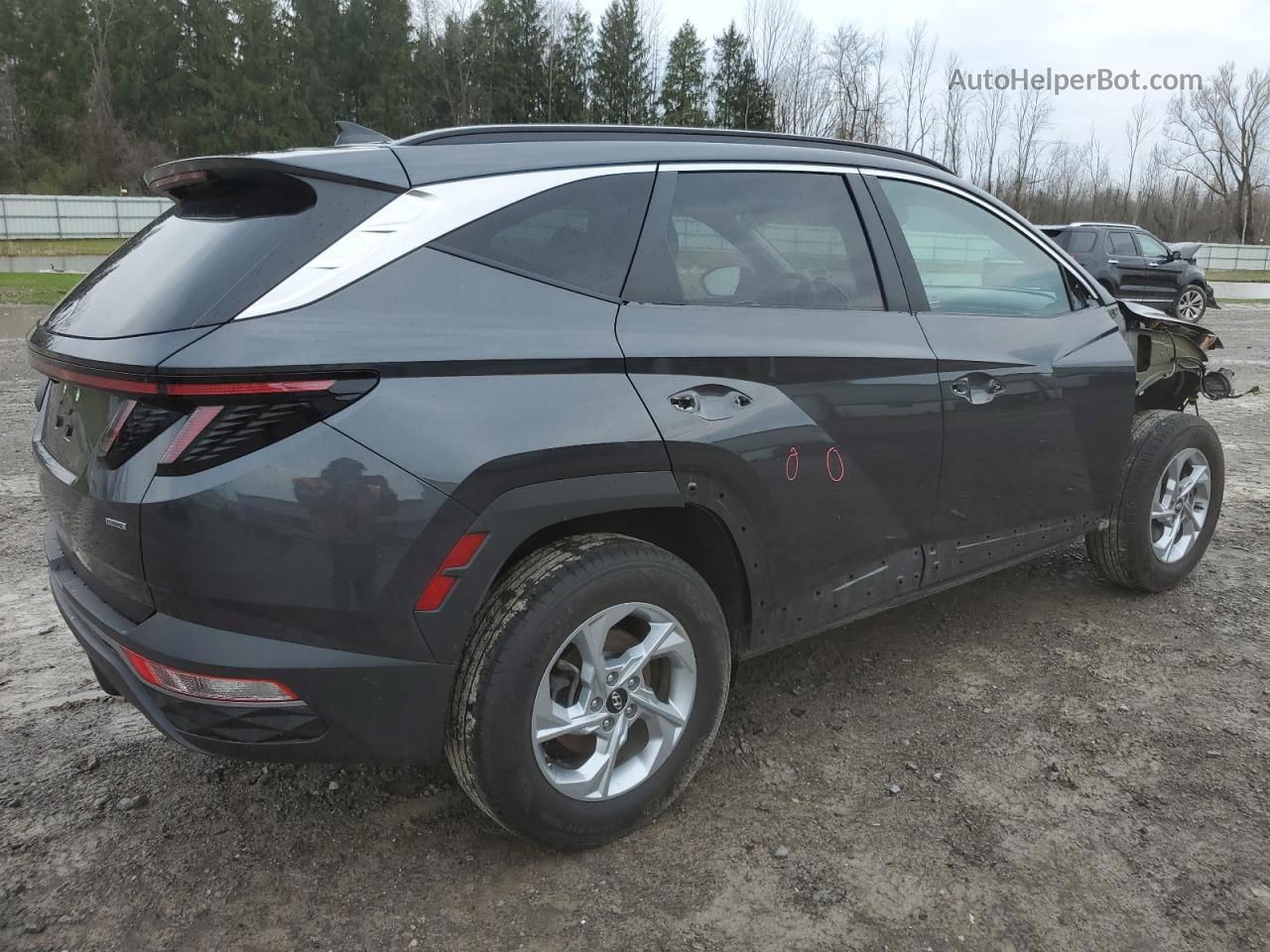 2022 Hyundai Tucson Sel Gray vin: 5NMJBCAE5NH151109