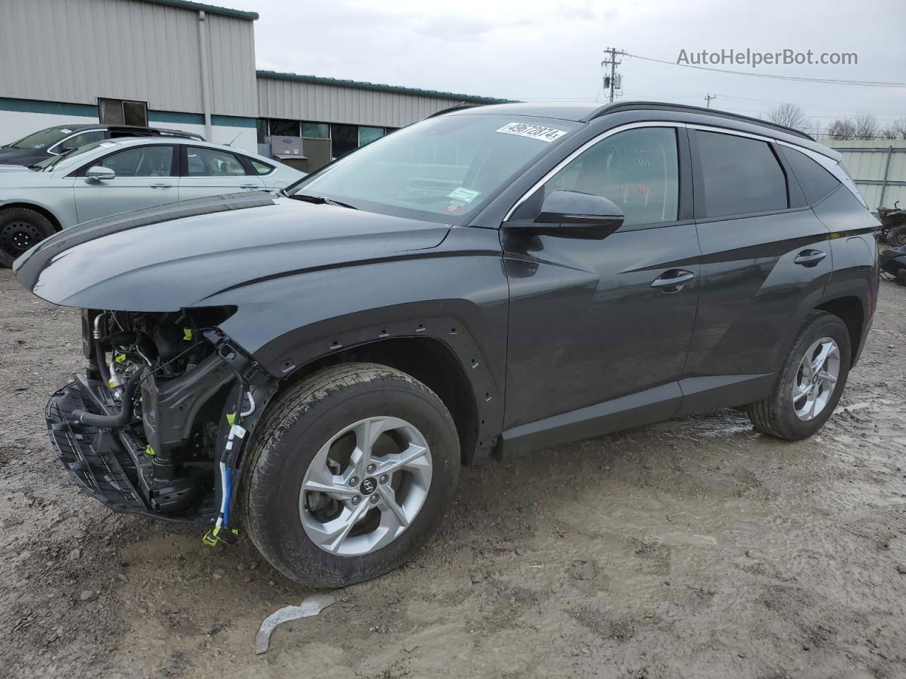 2022 Hyundai Tucson Sel Gray vin: 5NMJBCAE5NH151109