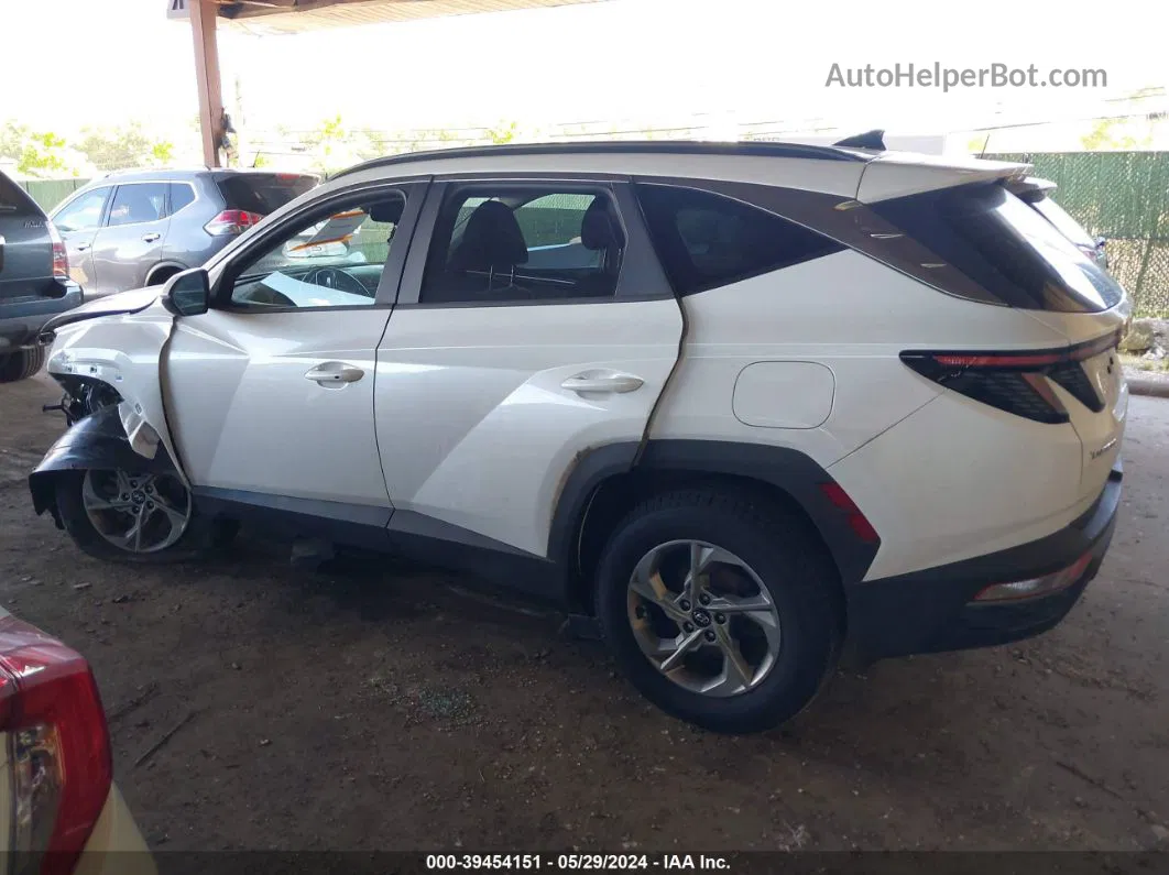 2022 Hyundai Tucson Sel White vin: 5NMJBCAE6NH037409