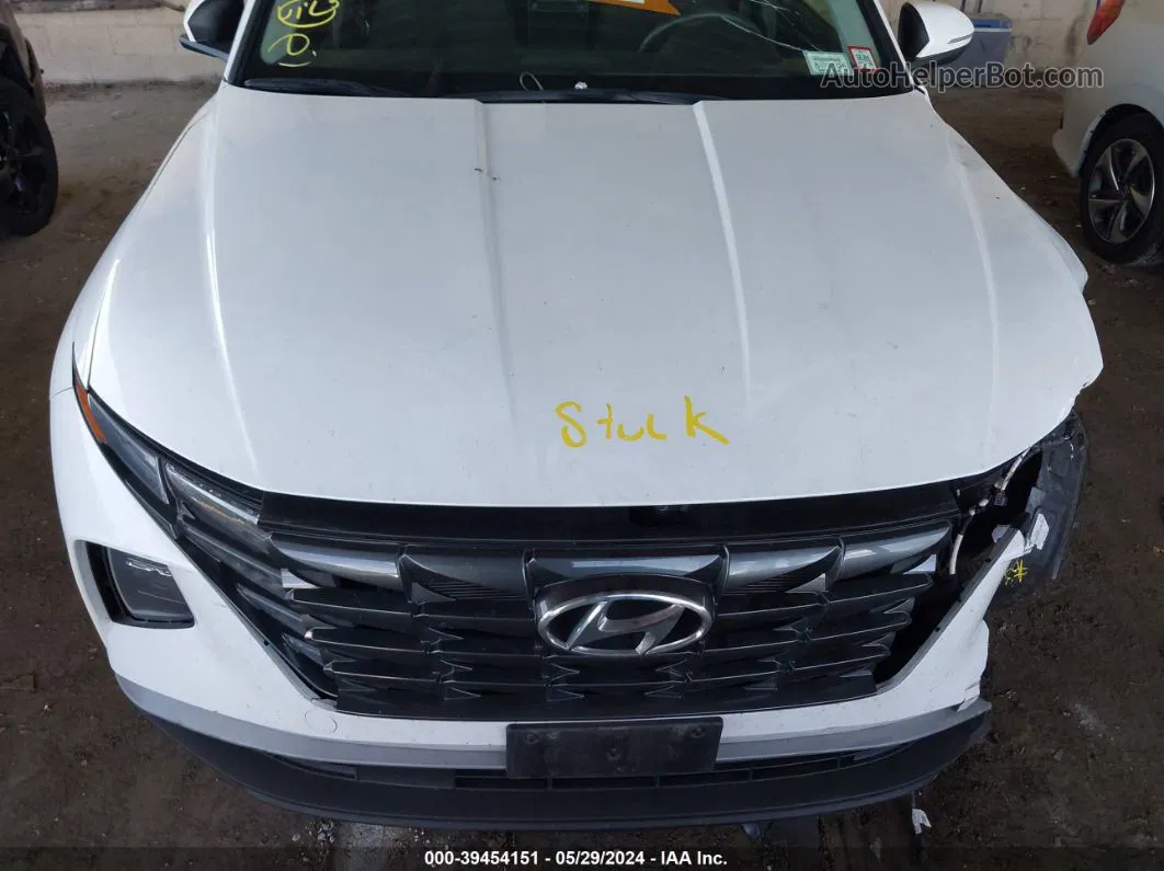 2022 Hyundai Tucson Sel White vin: 5NMJBCAE6NH037409