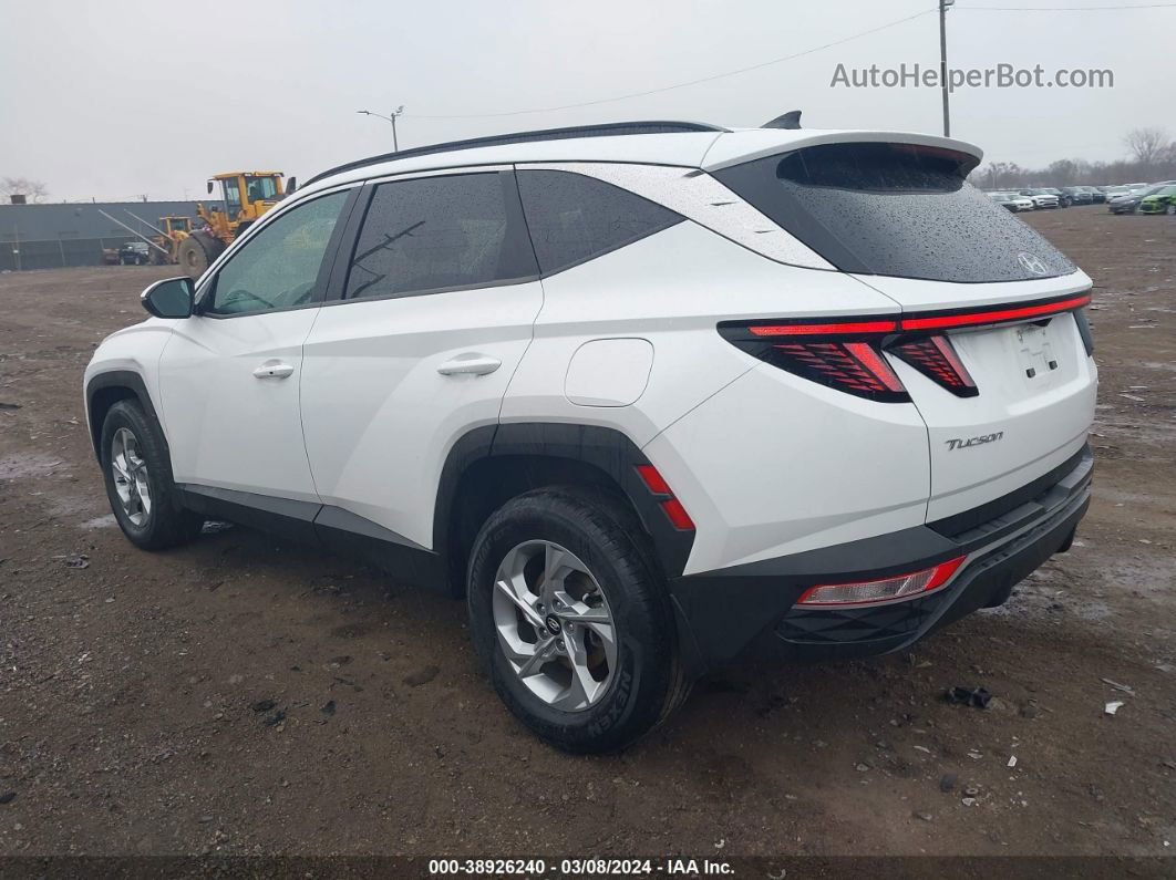 2022 Hyundai Tucson Sel White vin: 5NMJBCAE6NH041458