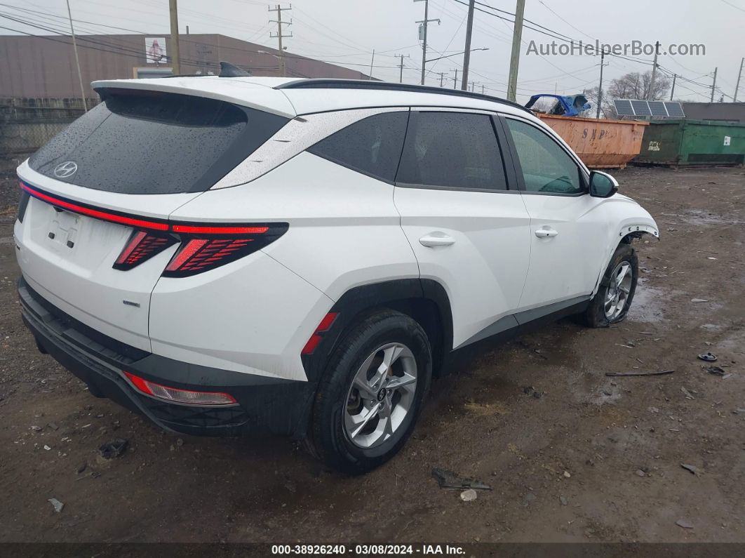 2022 Hyundai Tucson Sel White vin: 5NMJBCAE6NH041458