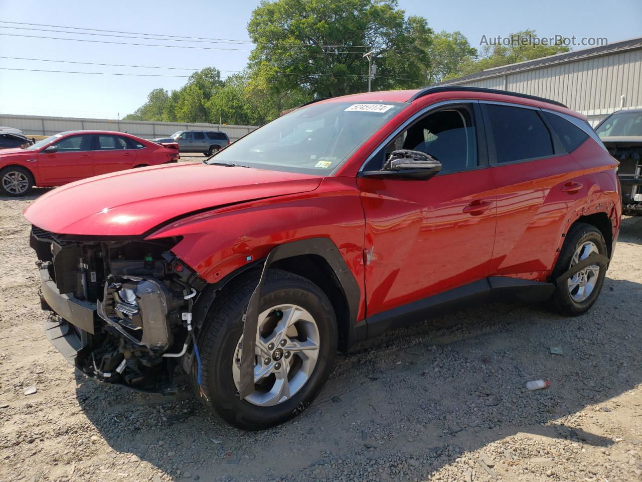 2022 Hyundai Tucson Sel Red vin: 5NMJBCAE6NH102842