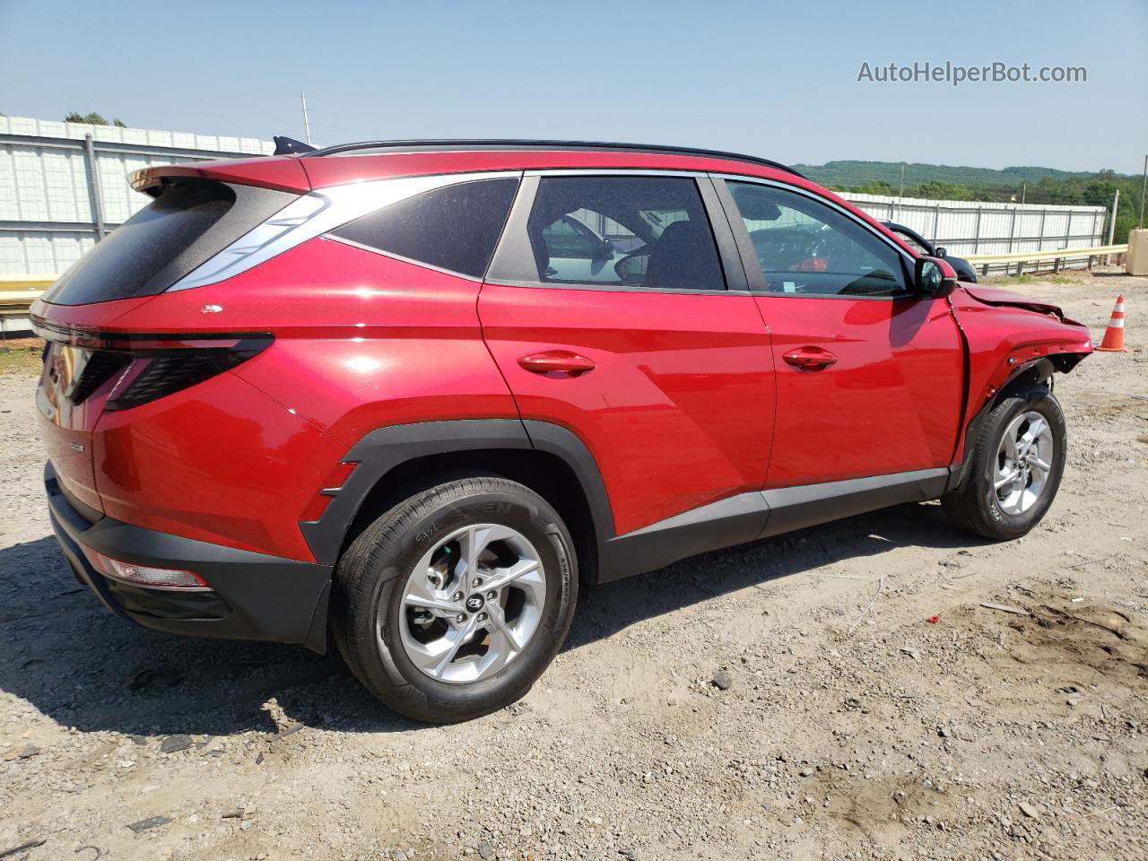 2022 Hyundai Tucson Sel Red vin: 5NMJBCAE6NH102842