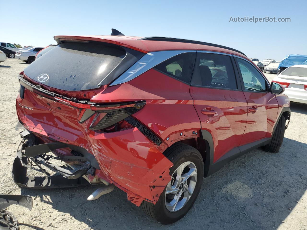 2022 Hyundai Tucson Sel Red vin: 5NMJBCAE6NH128079