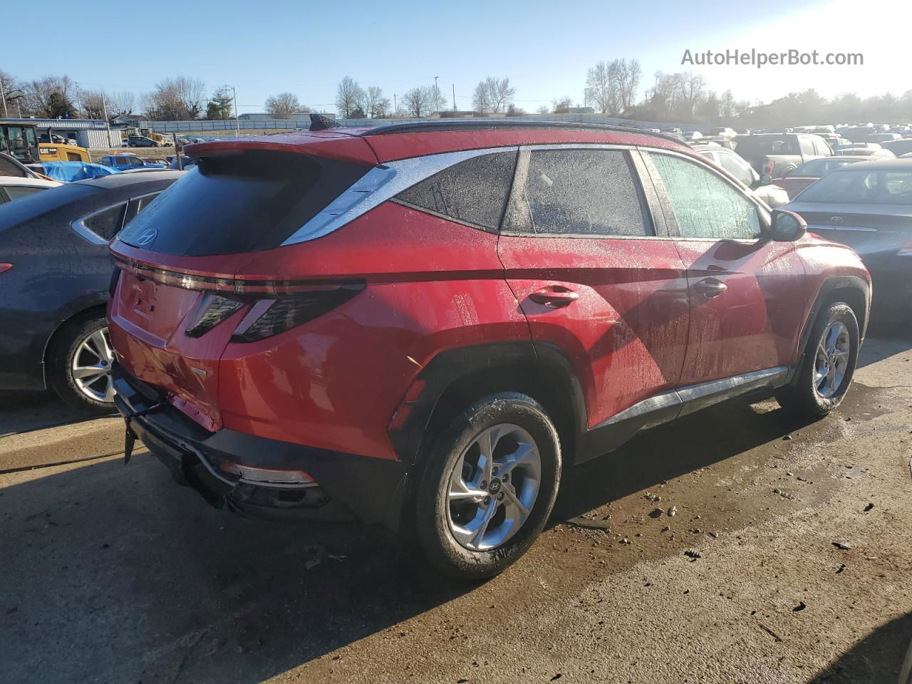 2022 Hyundai Tucson Sel Красный vin: 5NMJBCAE6NH137428