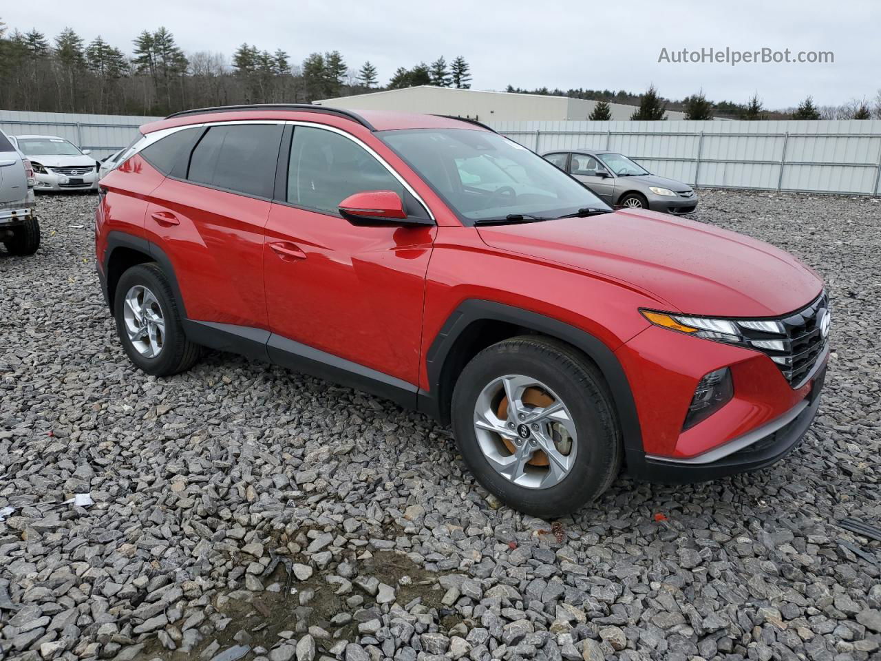 2022 Hyundai Tucson Sel Red vin: 5NMJBCAE6NH144069