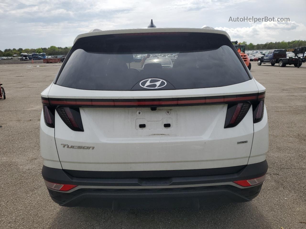 2022 Hyundai Tucson Sel Белый vin: 5NMJBCAE7NH049388