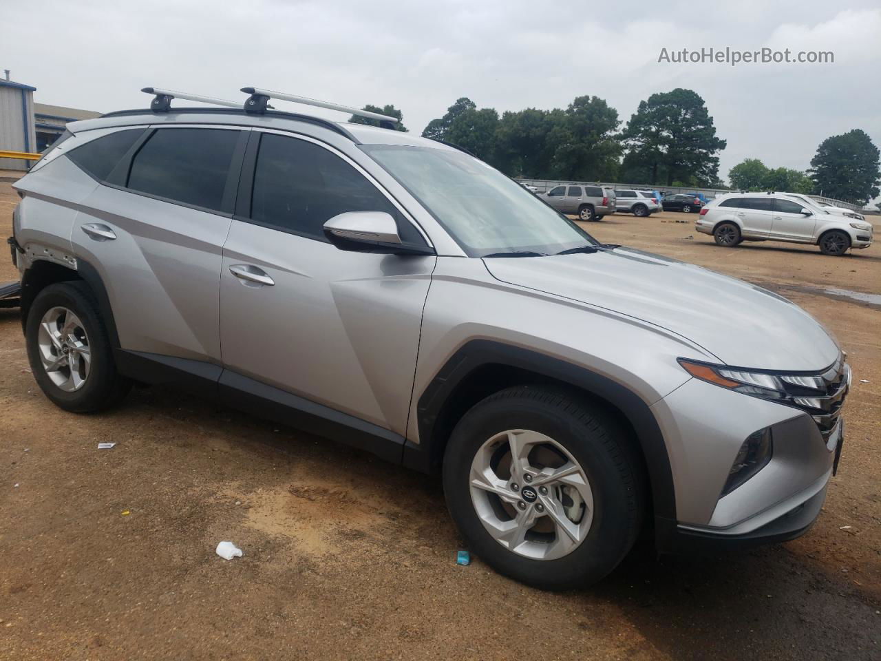 2022 Hyundai Tucson Sel Silver vin: 5NMJBCAE8NH130710