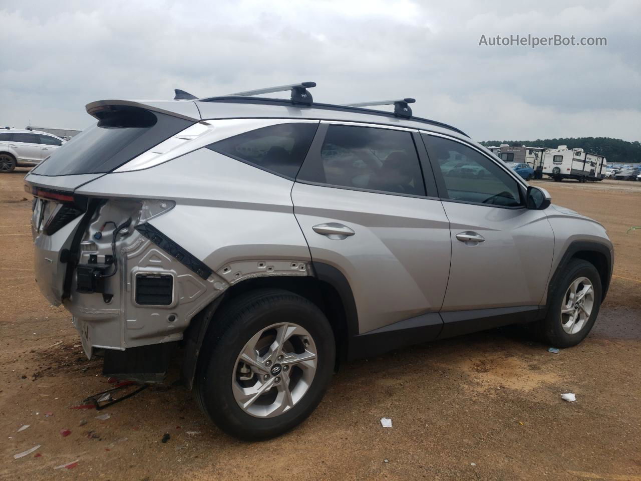 2022 Hyundai Tucson Sel Silver vin: 5NMJBCAE8NH130710