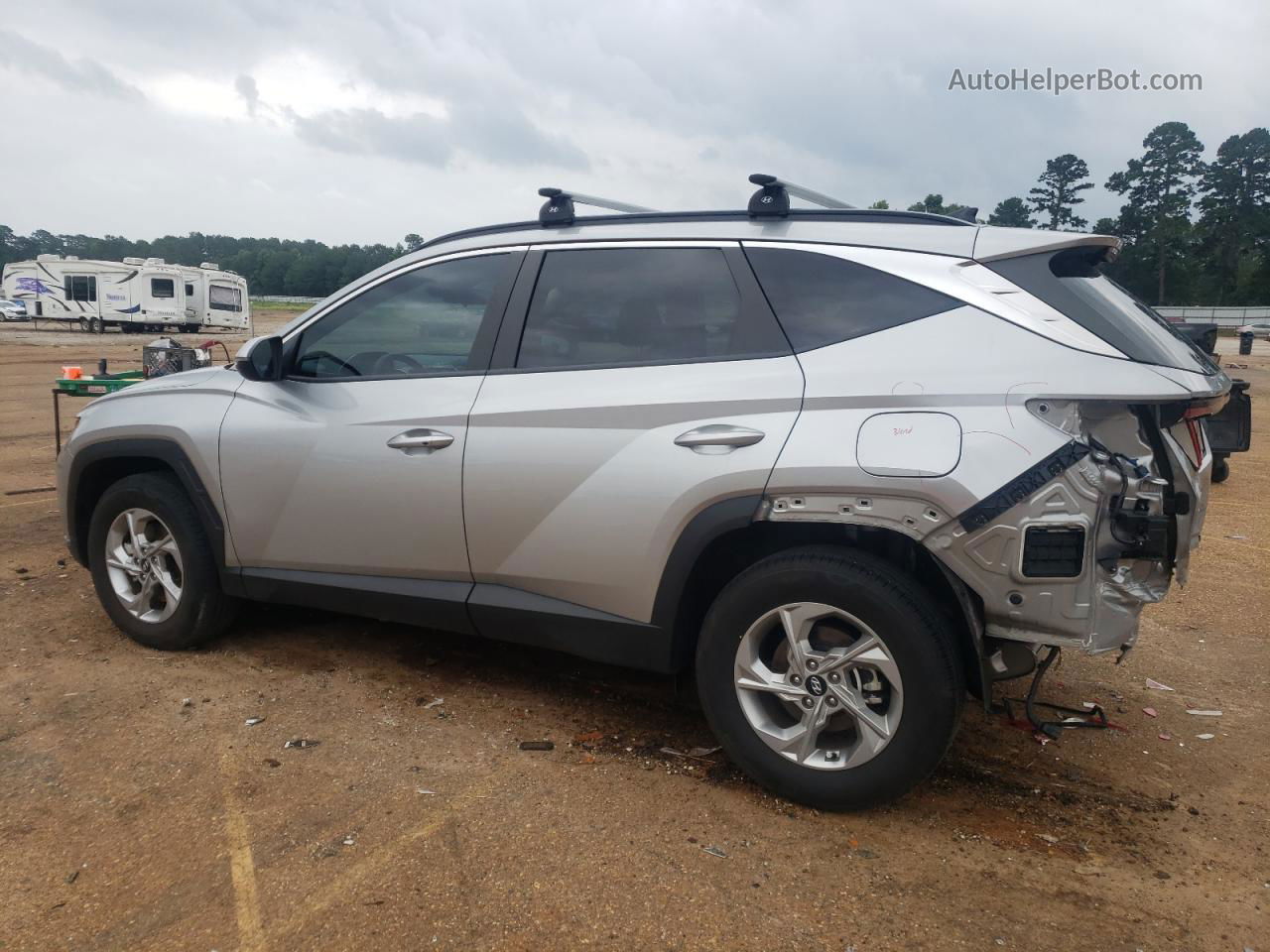 2022 Hyundai Tucson Sel Silver vin: 5NMJBCAE8NH130710