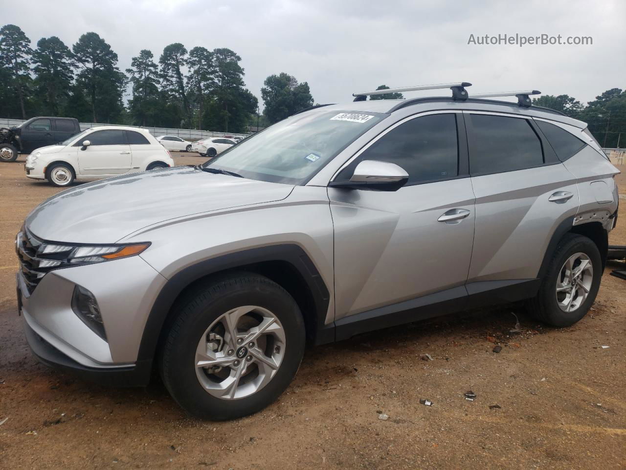 2022 Hyundai Tucson Sel Silver vin: 5NMJBCAE8NH130710