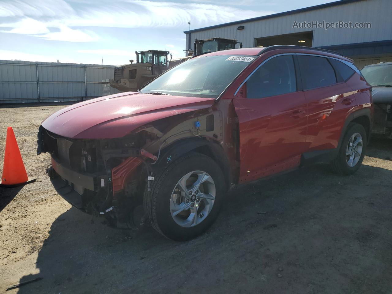 2022 Hyundai Tucson Sel Red vin: 5NMJBCAEXNH026039