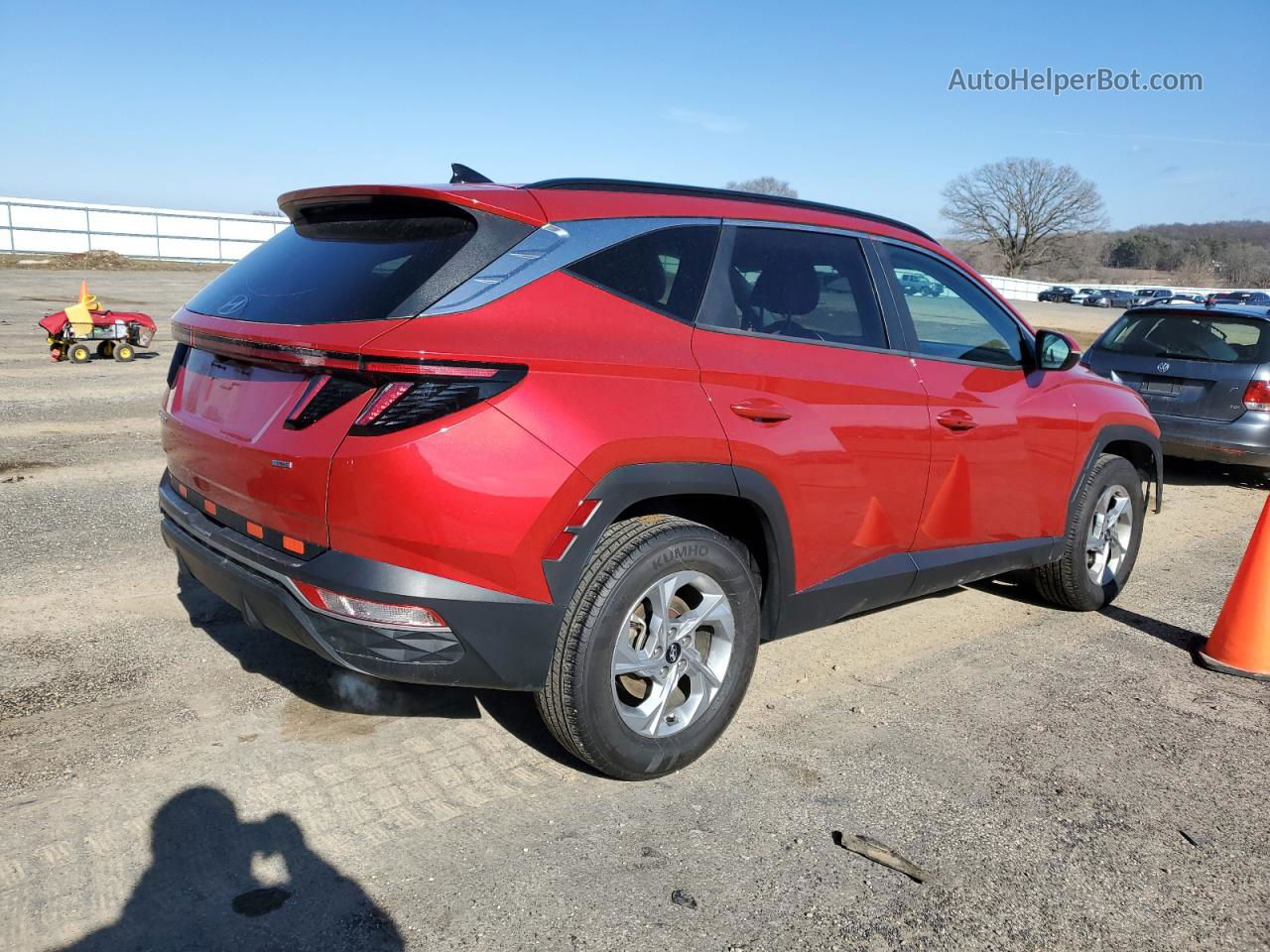 2022 Hyundai Tucson Sel Red vin: 5NMJBCAEXNH026039