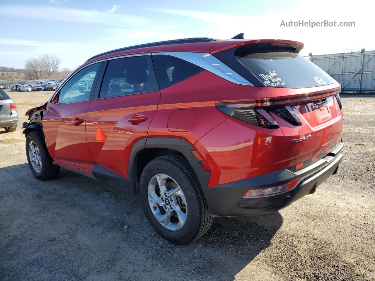 2022 Hyundai Tucson Sel Red vin: 5NMJBCAEXNH026039