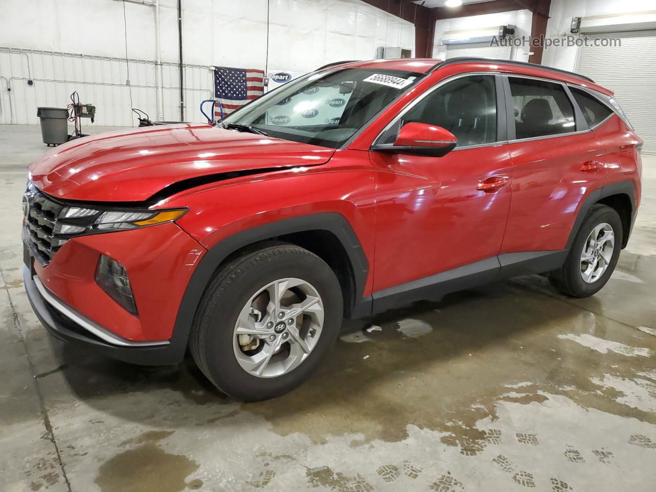 2022 Hyundai Tucson Sel Red vin: 5NMJBCAEXNH076536