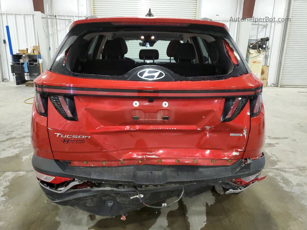 2022 Hyundai Tucson Sel Red vin: 5NMJBCAEXNH076536