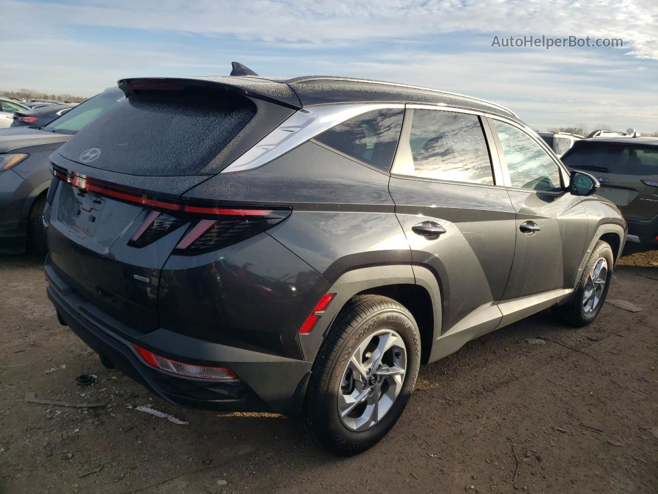 2022 Hyundai Tucson Sel Серый vin: 5NMJBCAEXNH156578