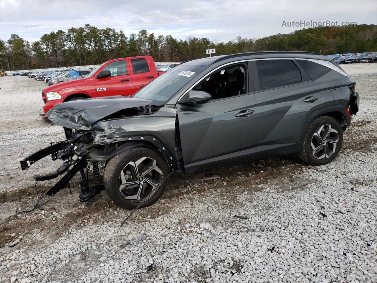 2022 Hyundai Tucson Sel Charcoal vin: 5NMJC3AE1NH010051