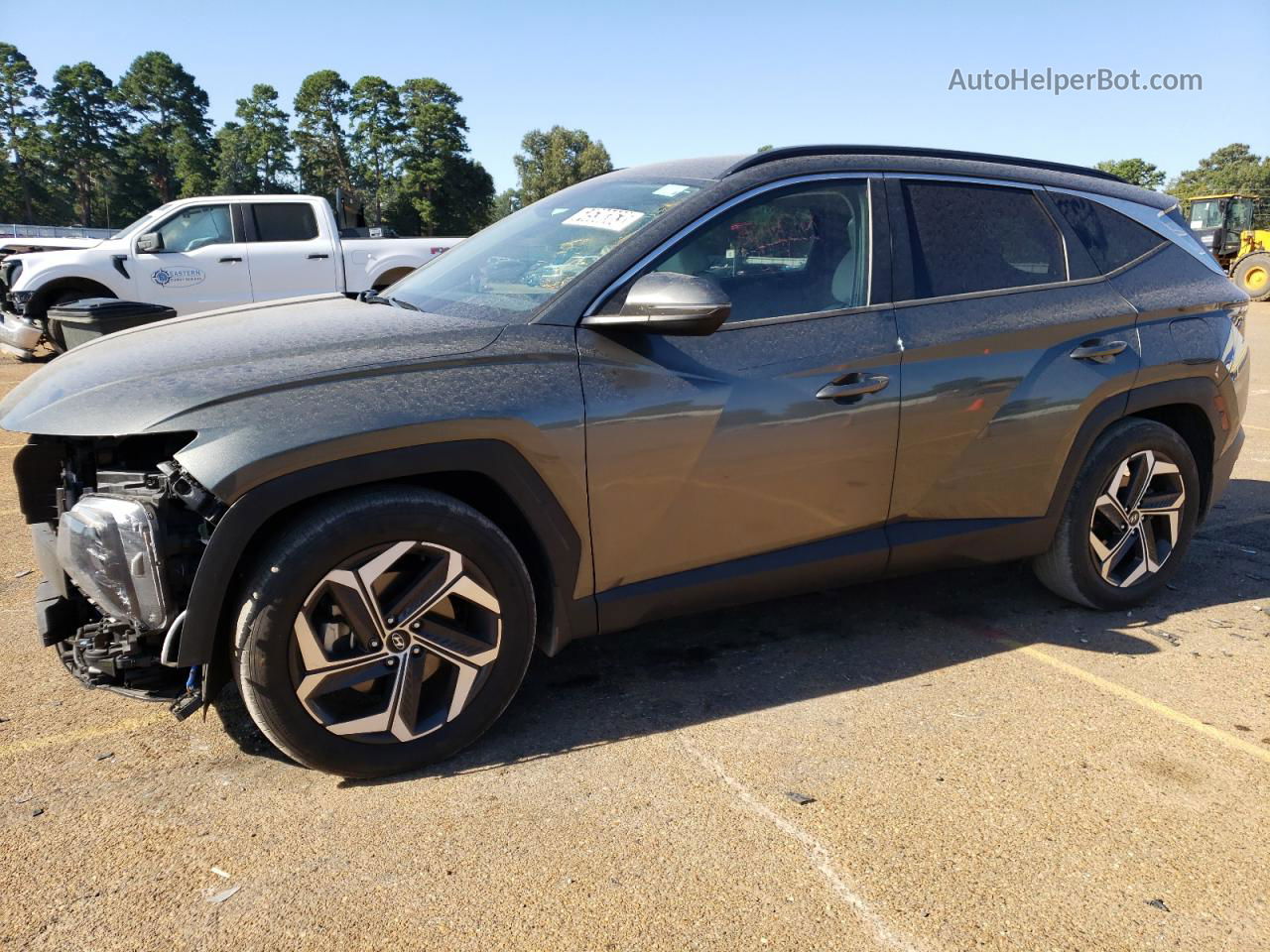 2022 Hyundai Tucson Sel Gray vin: 5NMJC3AE2NH066192