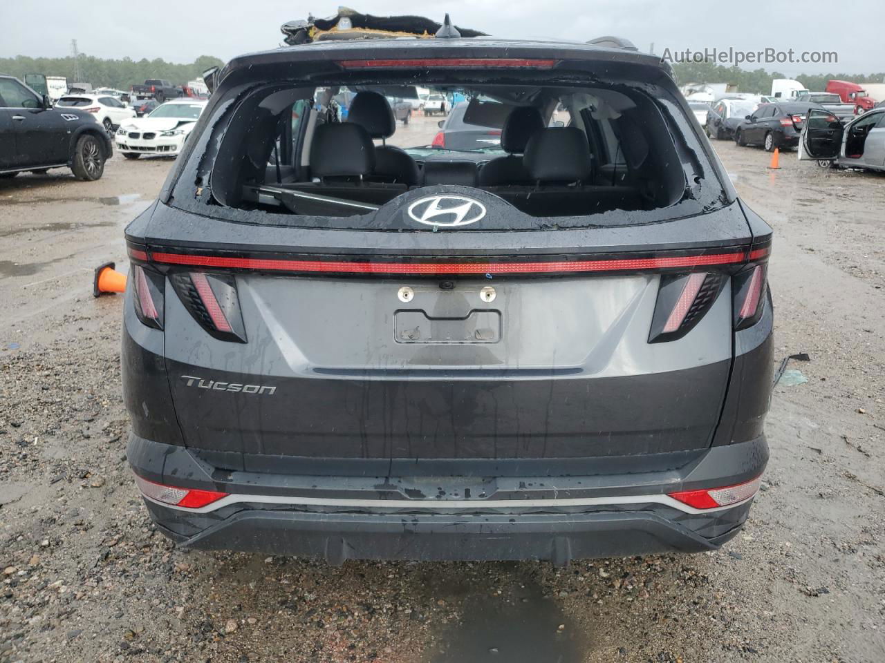 2022 Hyundai Tucson Sel Gray vin: 5NMJC3AE3NH011671