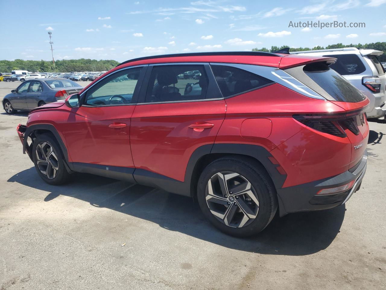 2022 Hyundai Tucson Sel Red vin: 5NMJC3AE3NH100771