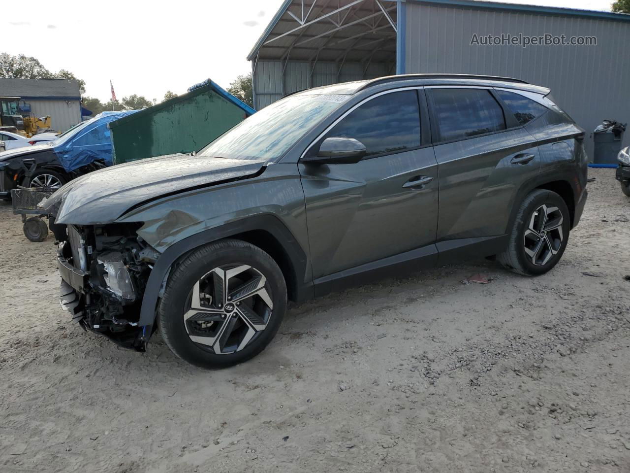 2022 Hyundai Tucson Sel Gray vin: 5NMJC3AE3NH122317