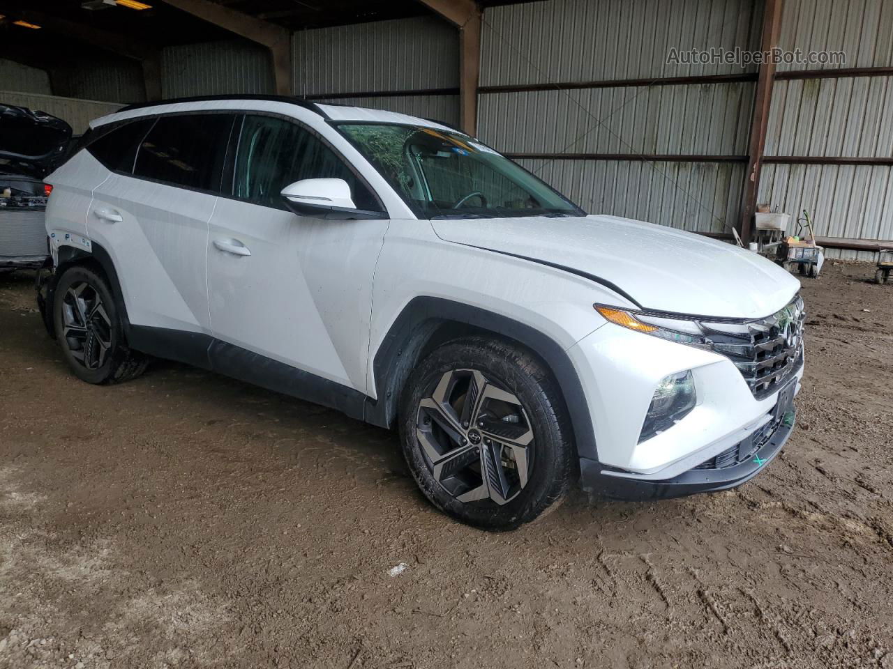 2022 Hyundai Tucson Sel White vin: 5NMJC3AE4NH021979