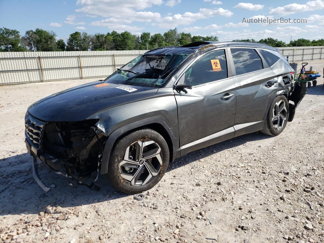 2022 Hyundai Tucson Sel Green vin: 5NMJC3AE5NH064128