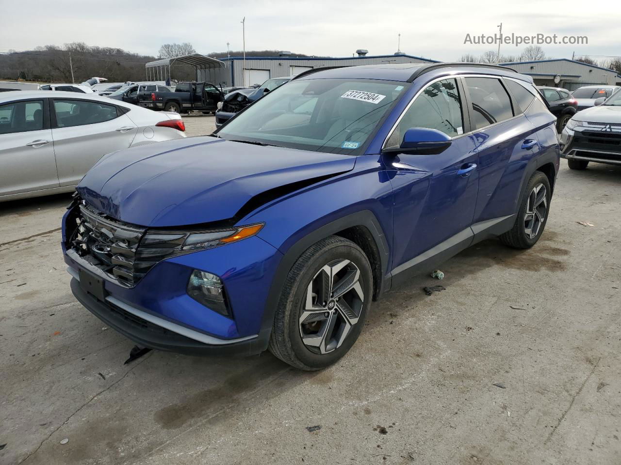 2022 Hyundai Tucson Sel Blue vin: 5NMJC3AE5NH099817