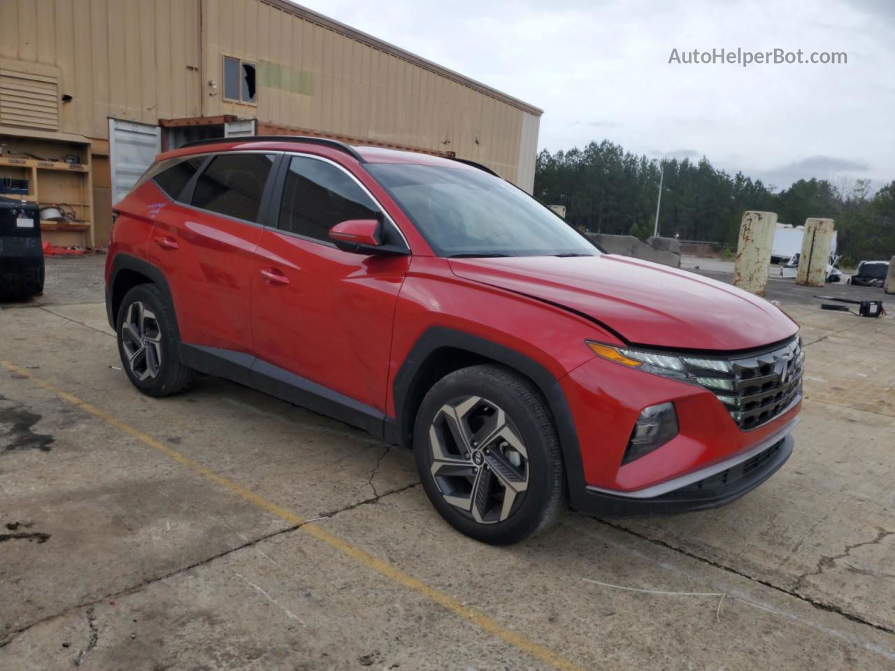 2022 Hyundai Tucson Sel Red vin: 5NMJC3AE6NH023409