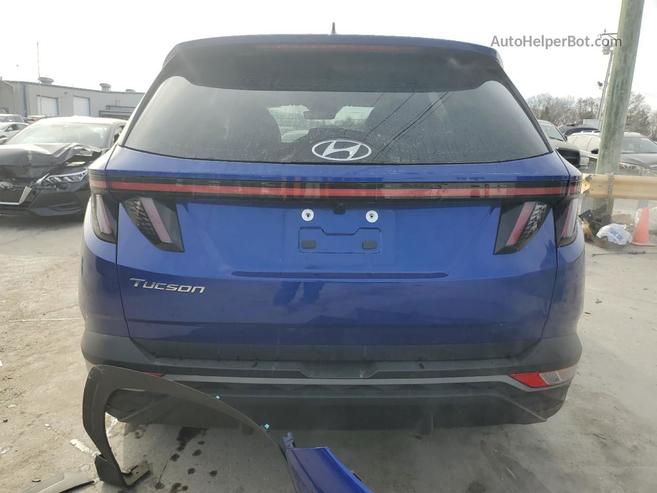 2022 Hyundai Tucson Sel Blue vin: 5NMJC3AE6NH050254