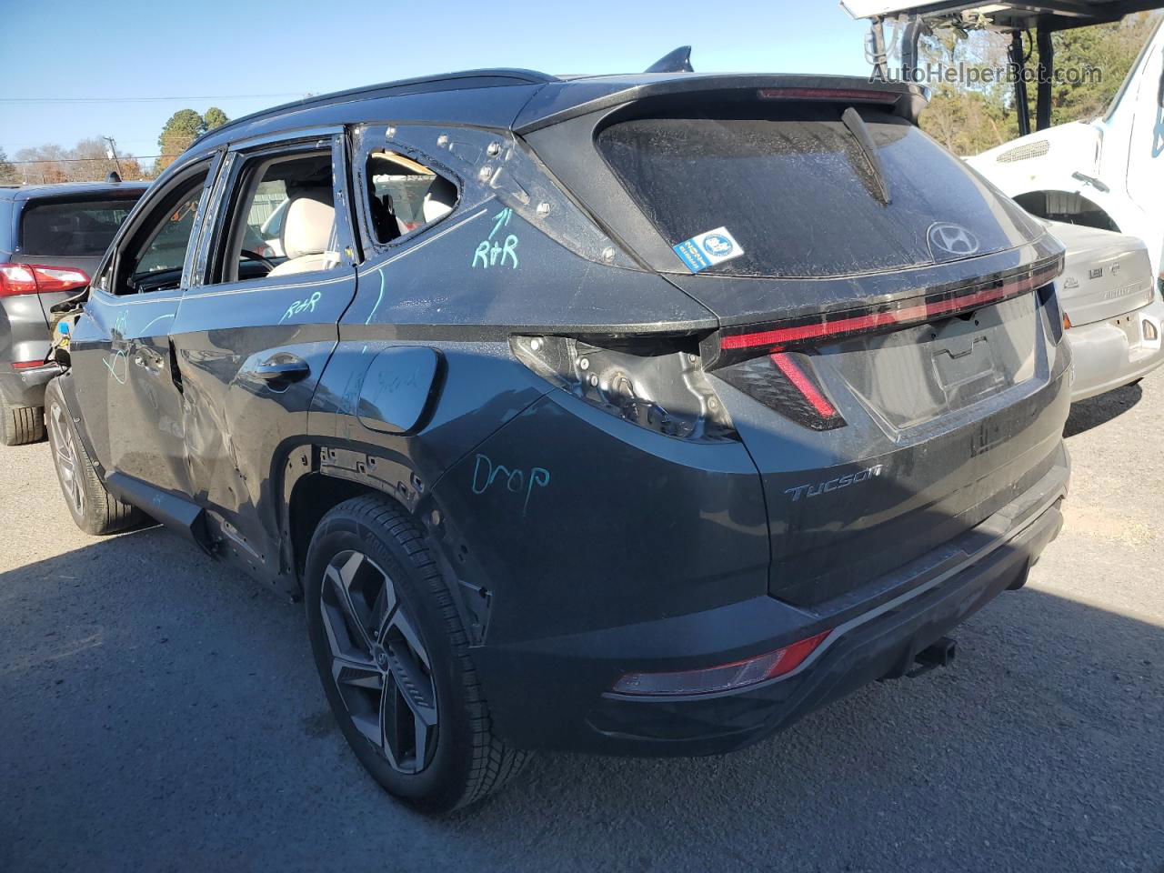 2022 Hyundai Tucson Sel Charcoal vin: 5NMJC3AE6NH089278