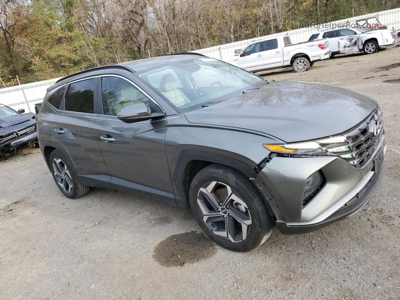 2022 Hyundai Tucson Sel Charcoal vin: 5NMJC3AE6NH089278