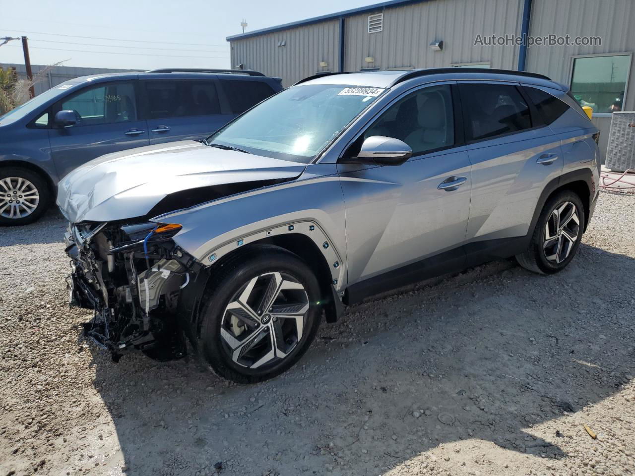 2022 Hyundai Tucson Sel Silver vin: 5NMJC3AE9NH108325