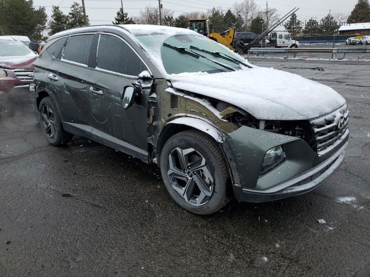 2022 Hyundai Tucson Sel Серый vin: 5NMJCCAE0NH060391