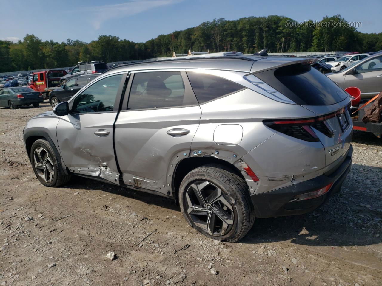 2022 Hyundai Tucson Sel Gray vin: 5NMJCCAE0NH100033