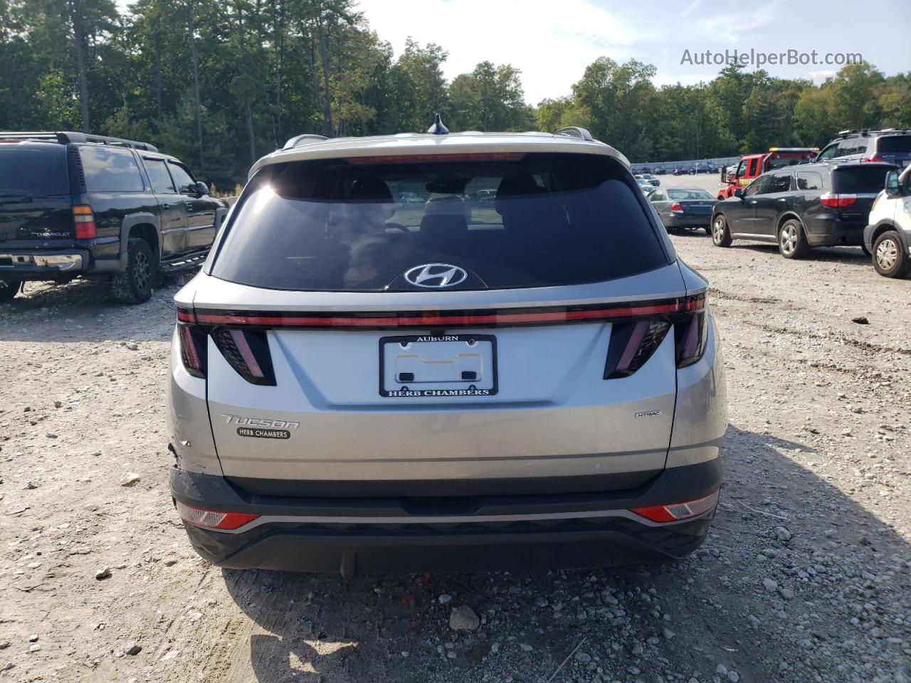 2022 Hyundai Tucson Sel Gray vin: 5NMJCCAE0NH100033