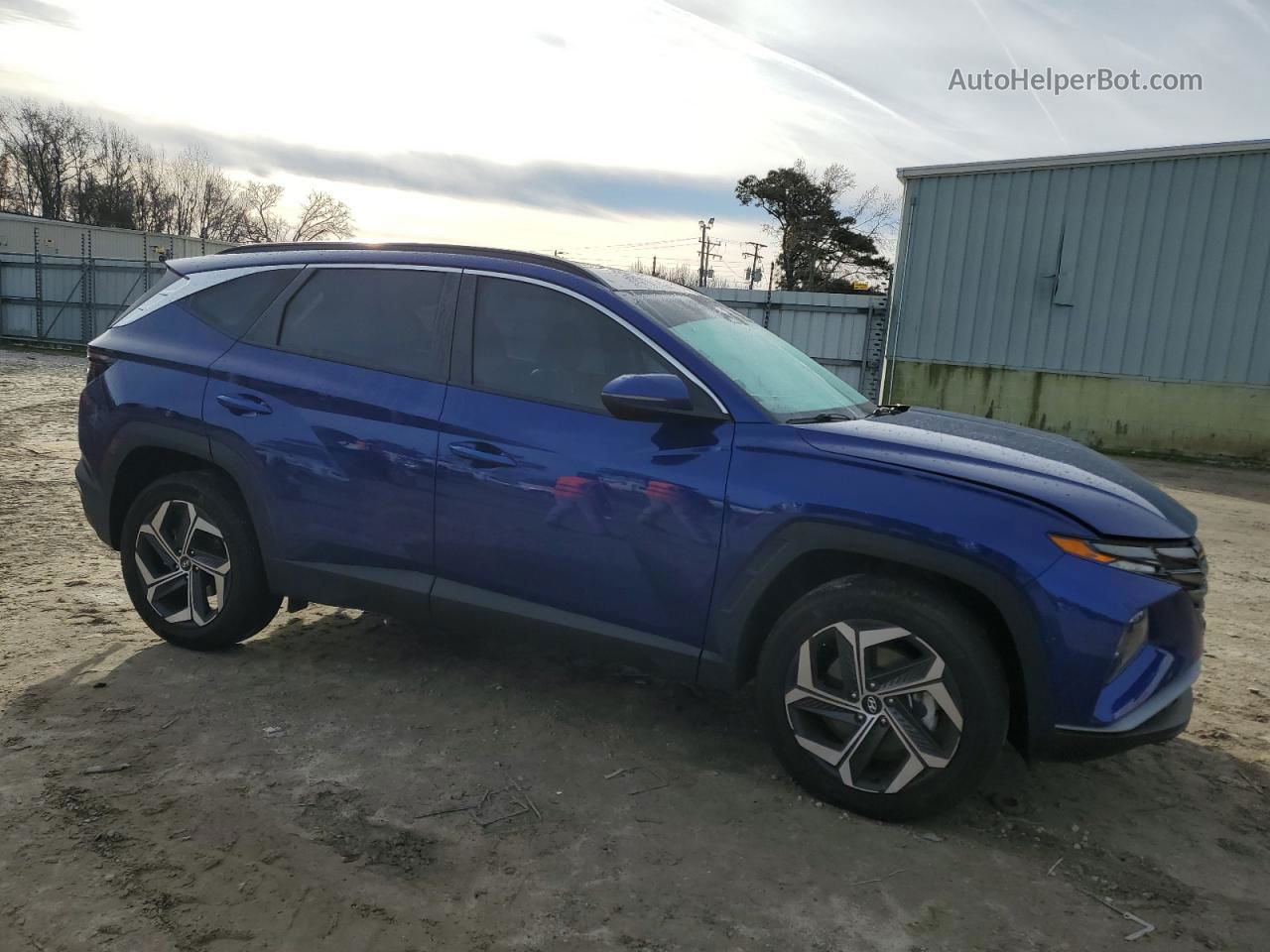 2022 Hyundai Tucson Sel Blue vin: 5NMJCCAE1NH130111