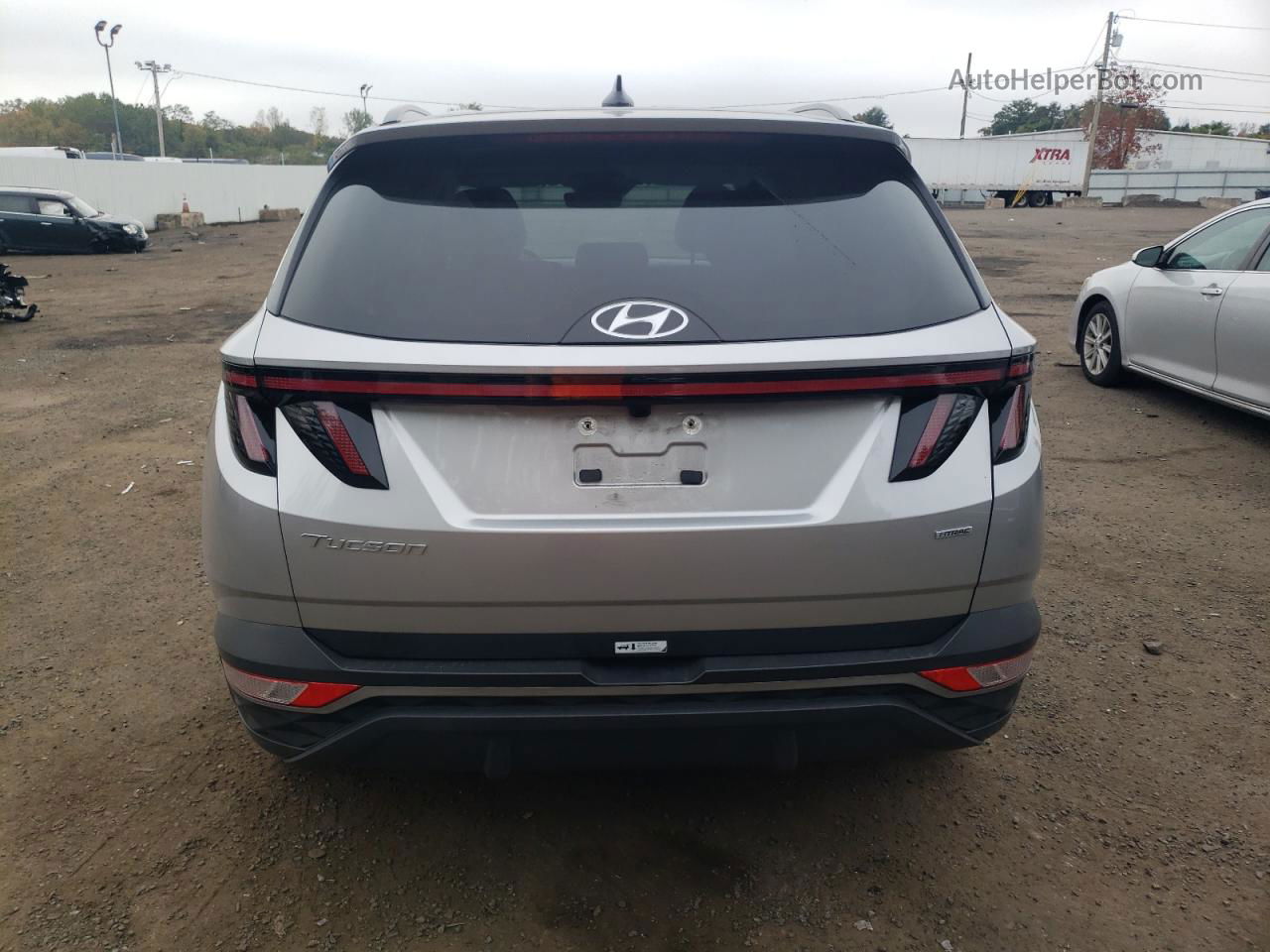 2022 Hyundai Tucson Sel Gray vin: 5NMJCCAE2NH038117