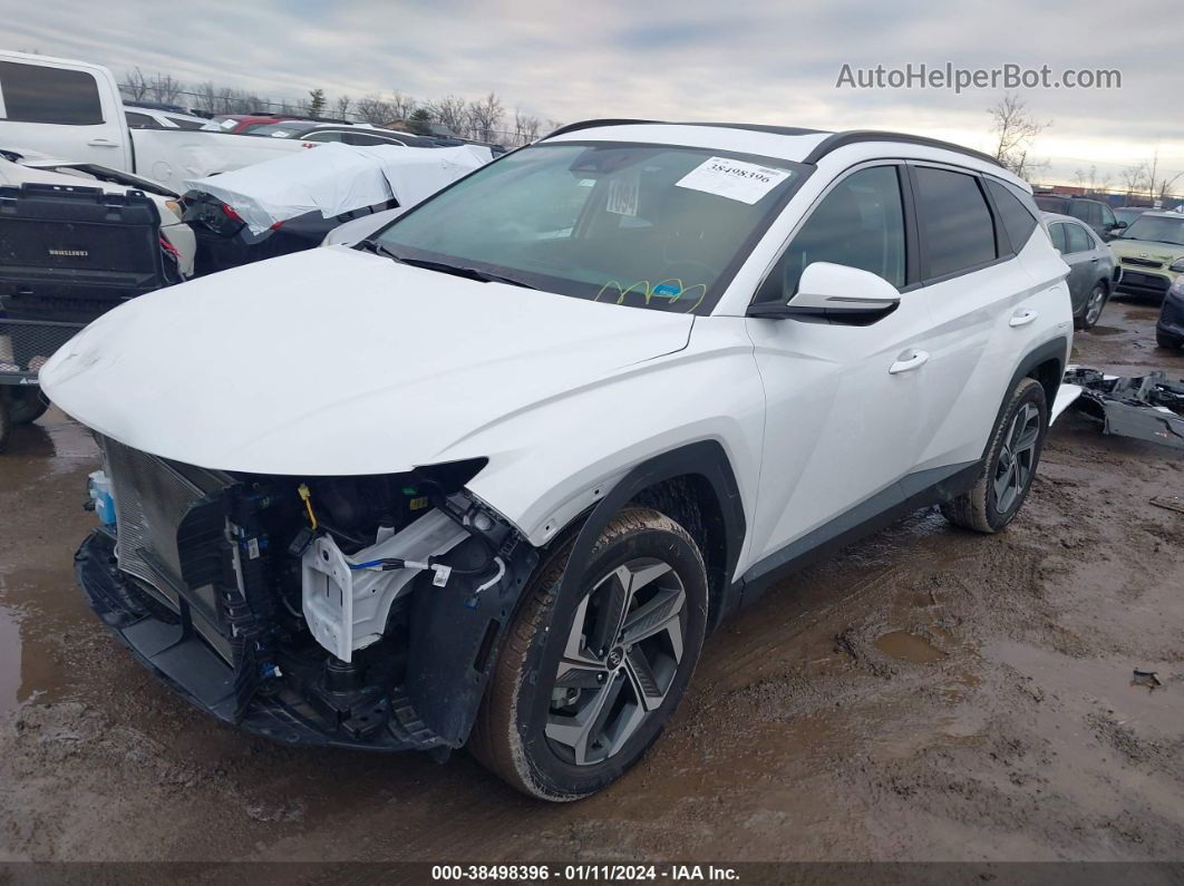 2022 Hyundai Tucson Sel White vin: 5NMJCCAE2NH060585